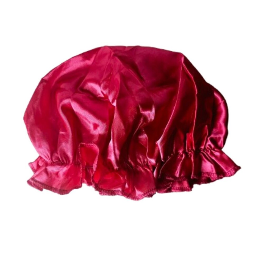 Pink Satin Sleep Bonnet – Brand Unknown – NWT